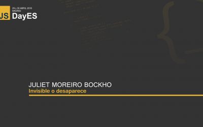 Invisible o desaparece por Juliet Moreiro Bockhop