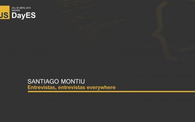 Entrevistas, entrevistas everywhere por Santiago Montiu
