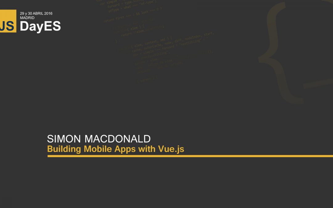 Building Mobile Apps with Vue.js by Simon MacDonald