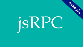 Uso de jsRPC en una aplicación de ejemplo